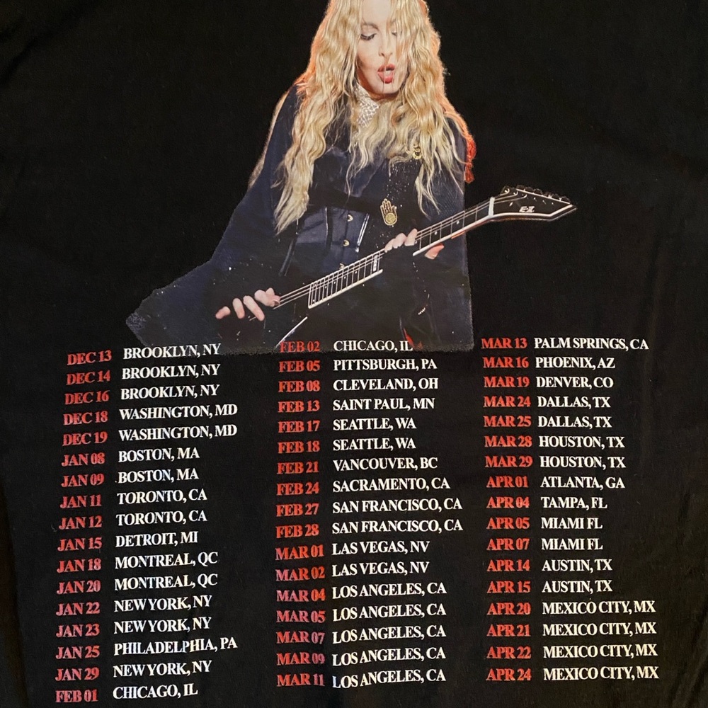 2023 Madonna Celebration Tour T Shirt - Picture 6 of 8